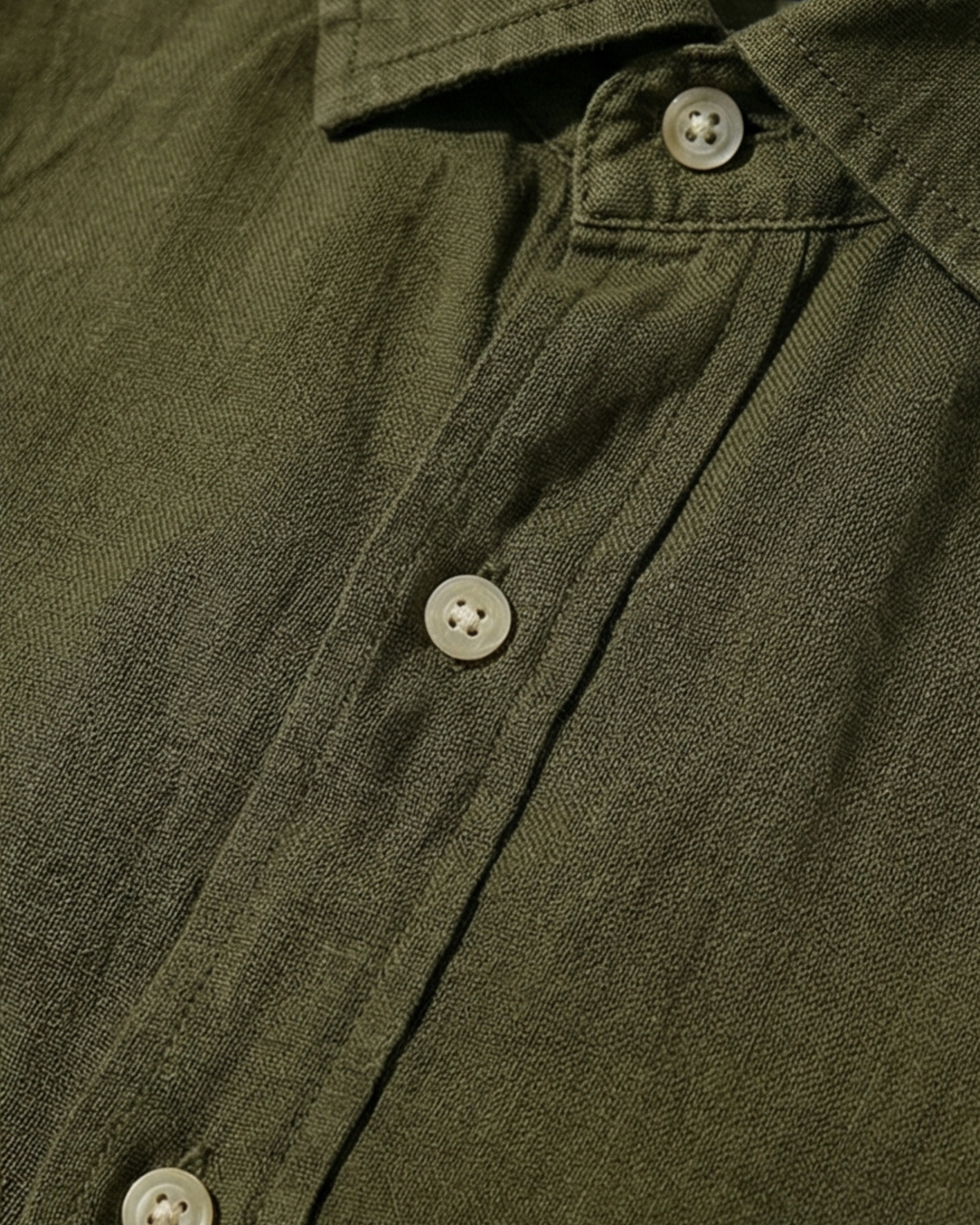 מכופתרת פשתן ירוקה Polo Ralph Lauren