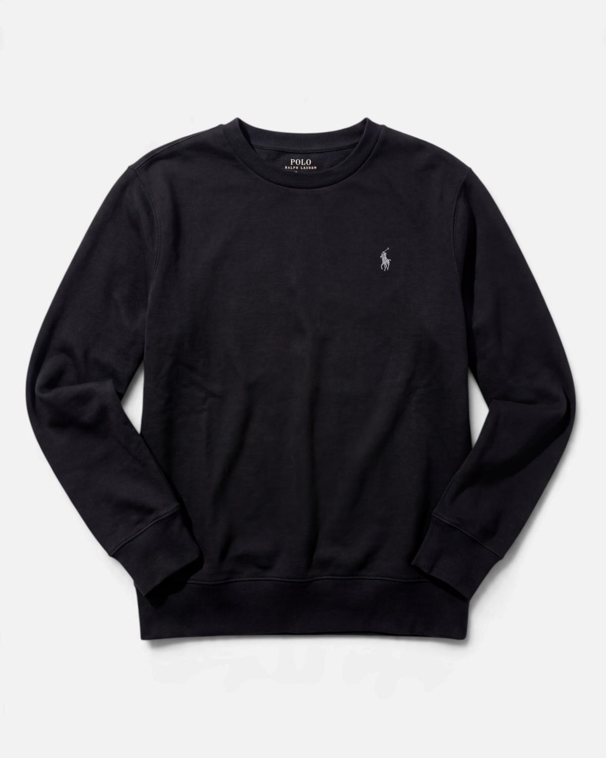 פוטר שחור לוגו אפור Polo Ralph Lauren