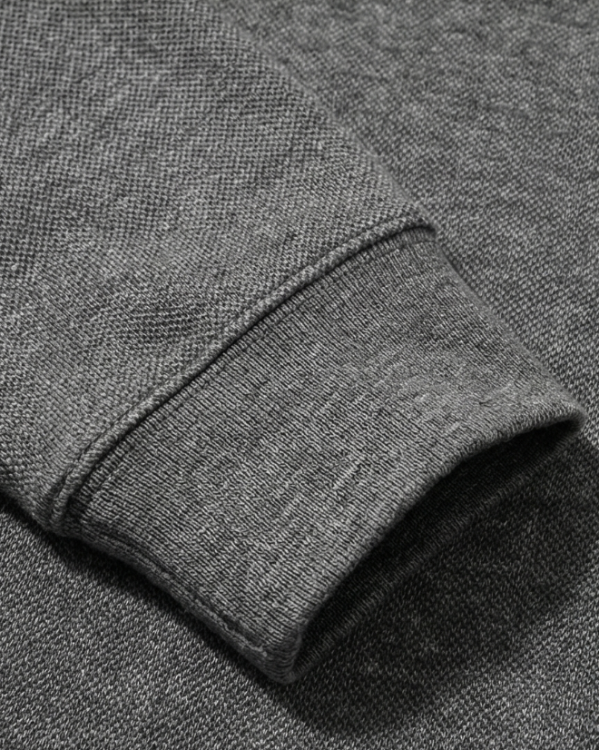 סריג חצי רוכסן אפור כהה Polo Ralph Lauren