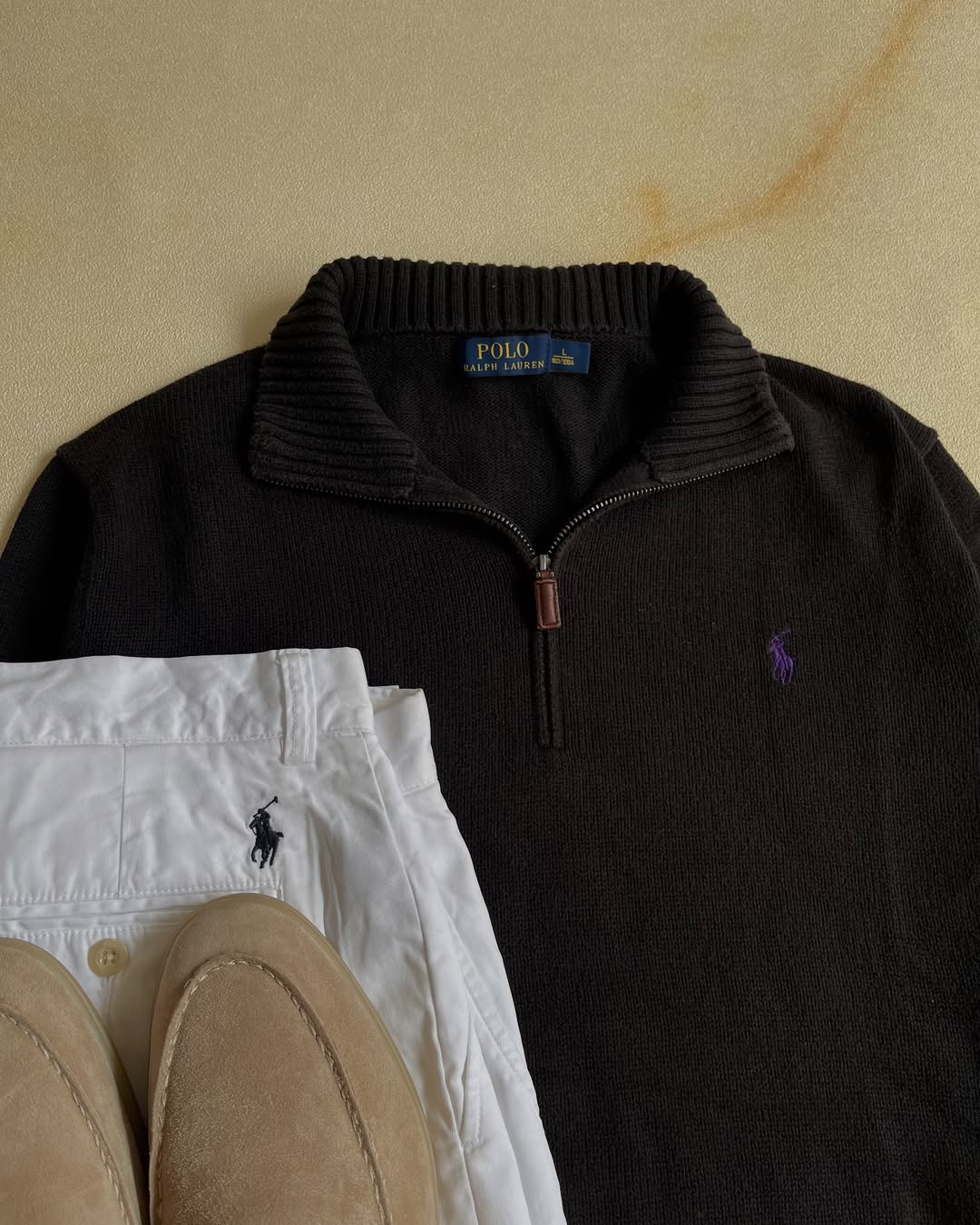Halfzip Ralph Lauren - Black&Purple