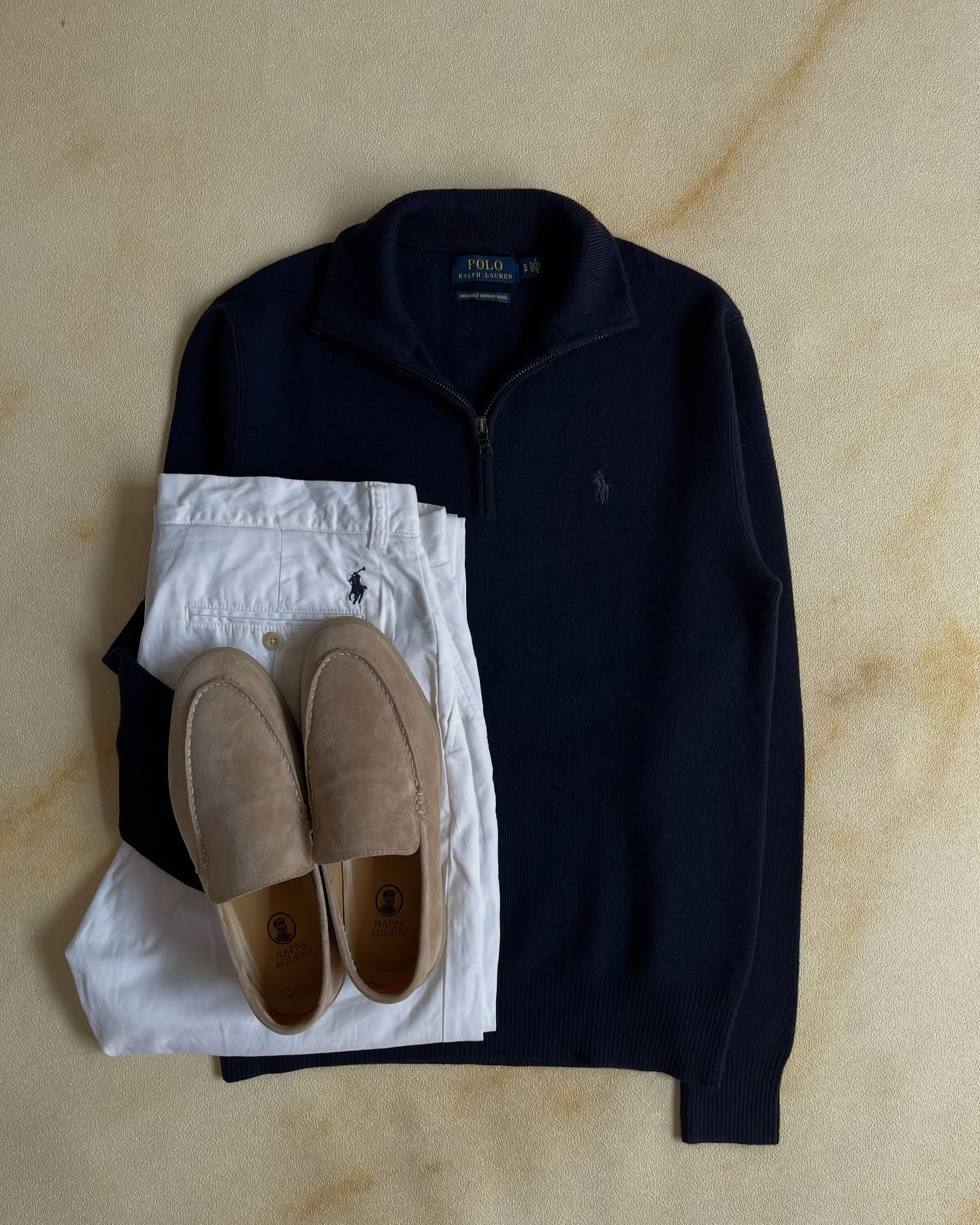 Halfzip Ralph Lauren - Navy&Gray