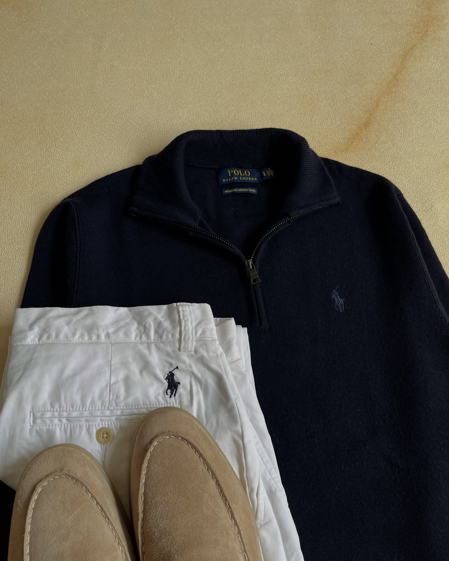 Halfzip Ralph Lauren - Navy&Gray