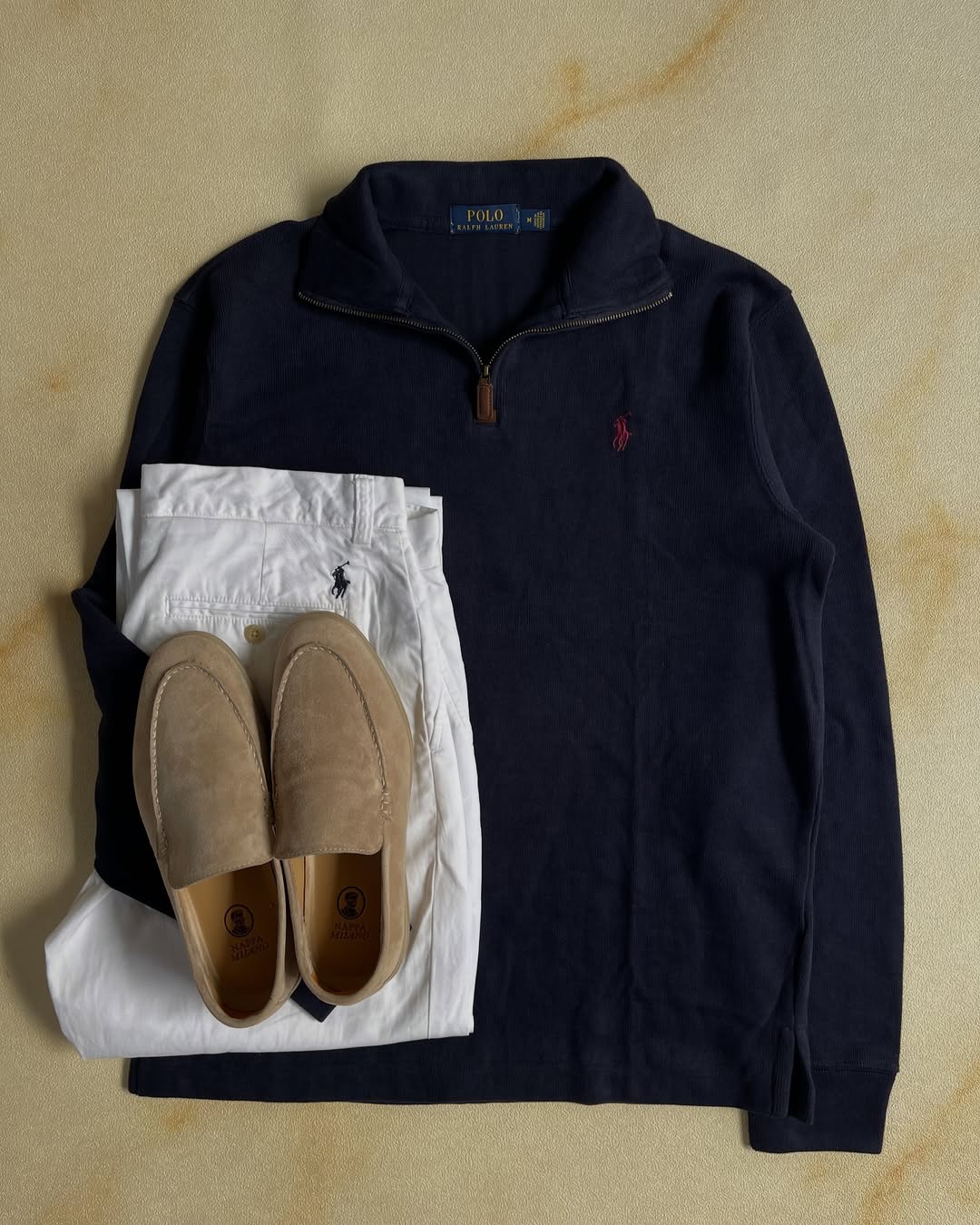 Halfzip Ralph Lauren - Navy&Red