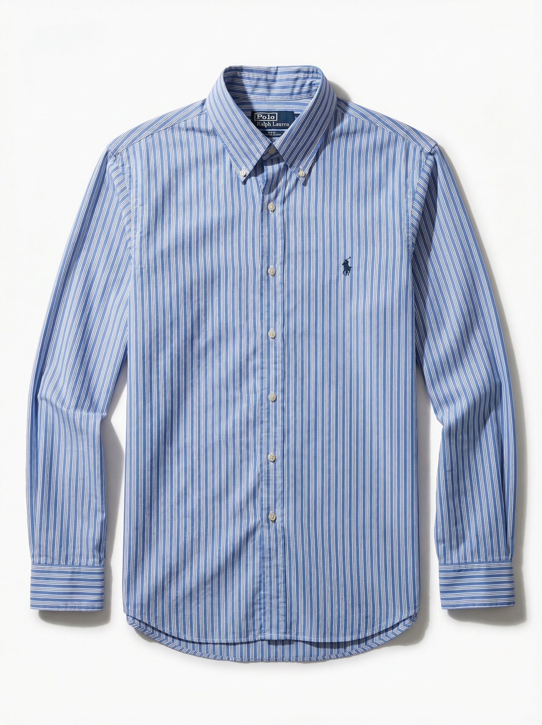 מכופתרת אוקספורד פסים תכלת-לבן Polo Ralph Lauren