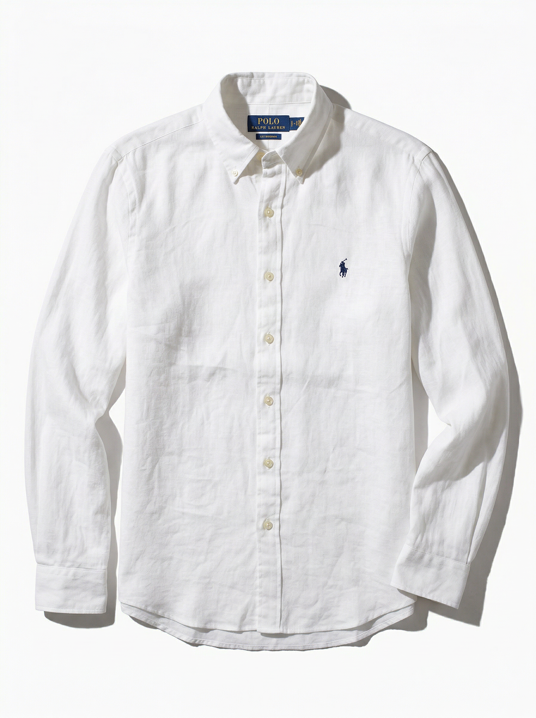 מכופתרת פשתן לבנה Polo Ralph Lauren