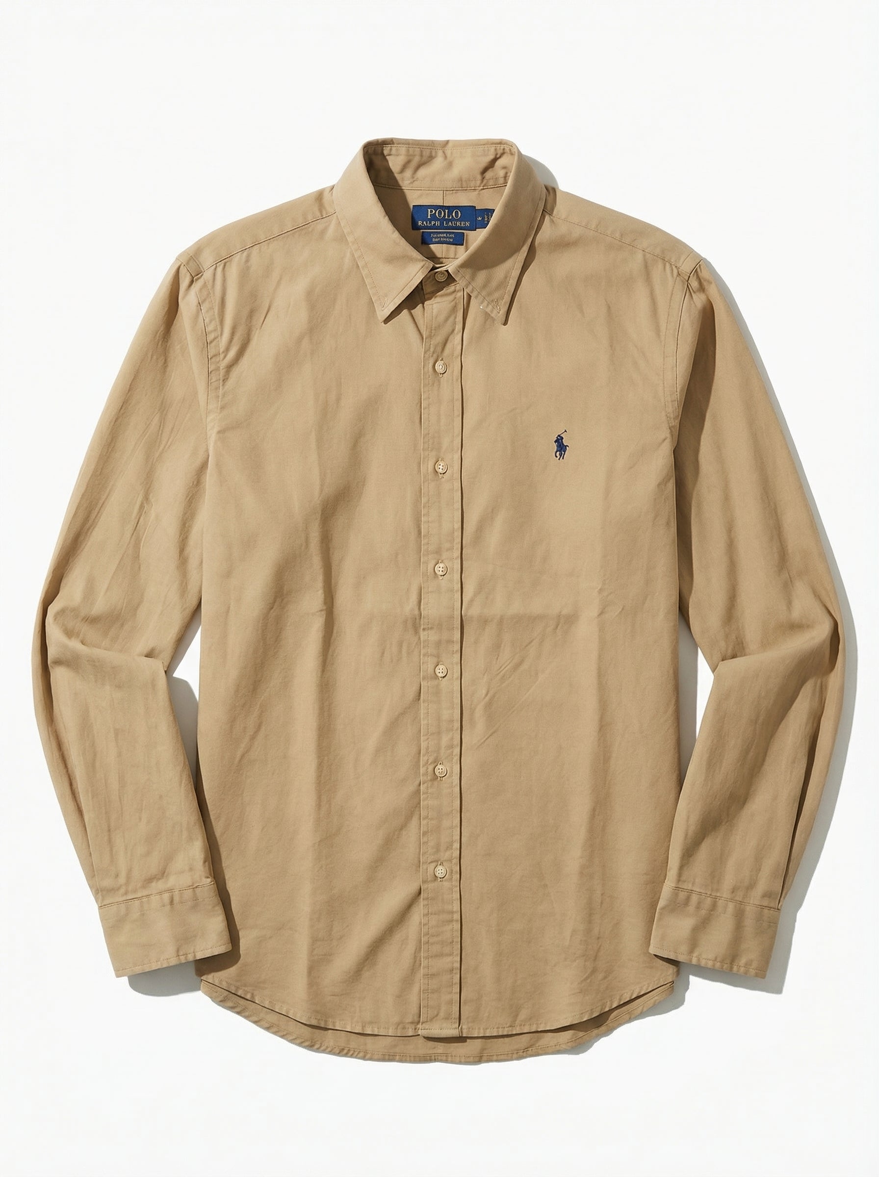 מכופתרת כותנה חומה Polo Ralph Lauren