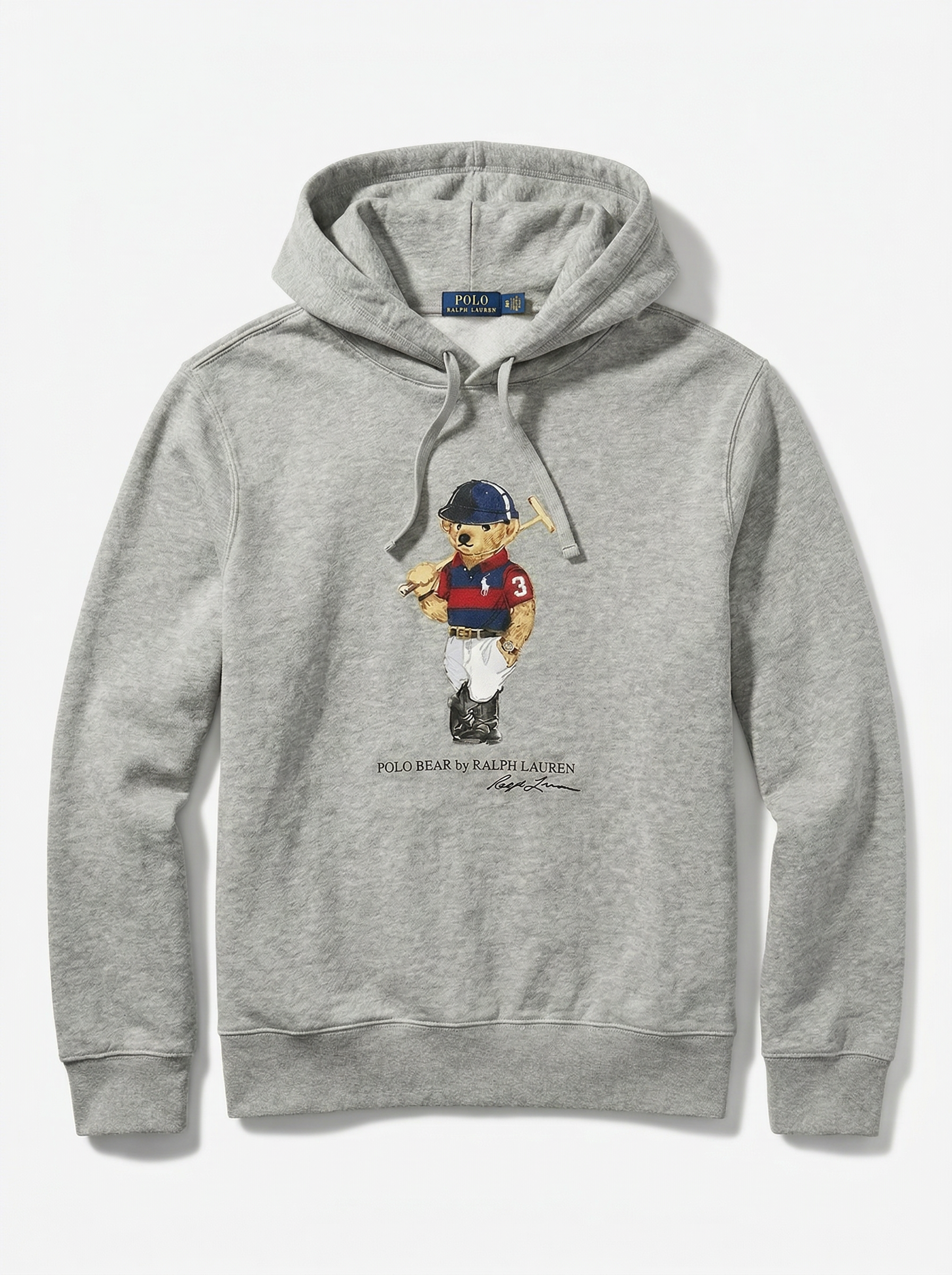 קפוצ׳ון דובי אפור Polo Ralph Lauren