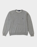 RL Gray Sweatshirt & Navy Logo (L)
