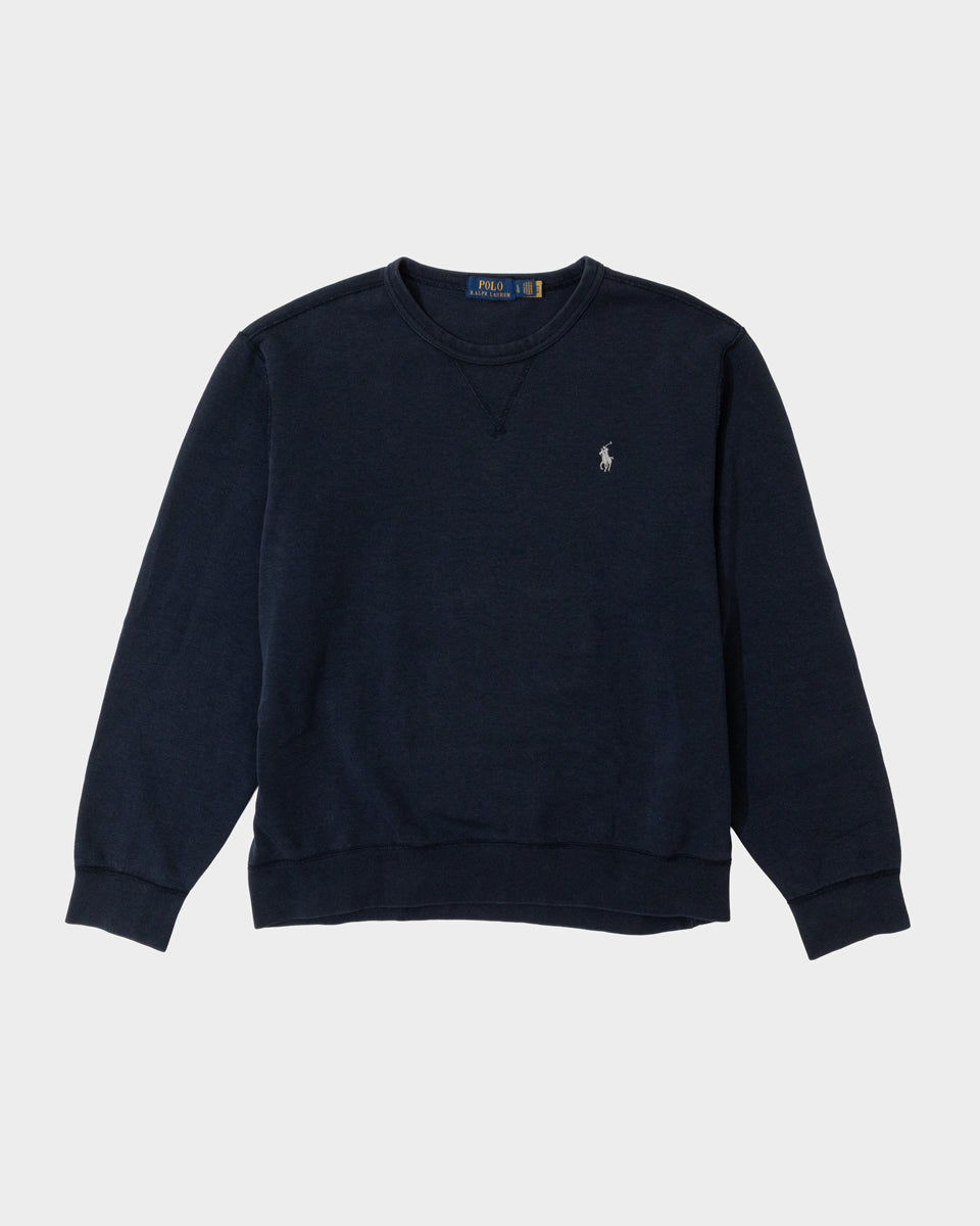 RL Navy Sweatshirt & White Logo (L)
