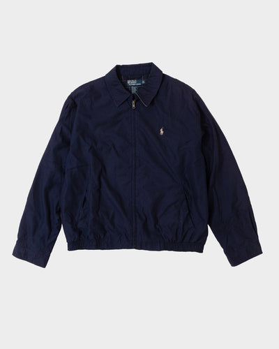 RL Navy Harrington Jacket & Cream Logo (L)