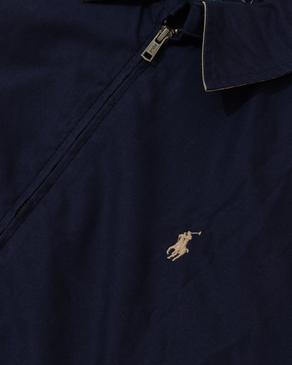 RL Navy Harrington Jacket & Cream Logo (L)