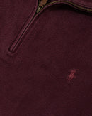 RL Burgundy Half-Zip Sweater & Burgundy Logo (XL)