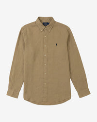 RL Tan Shirt & Navy Logo (M)