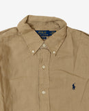 RL Tan Shirt & Navy Logo (M)