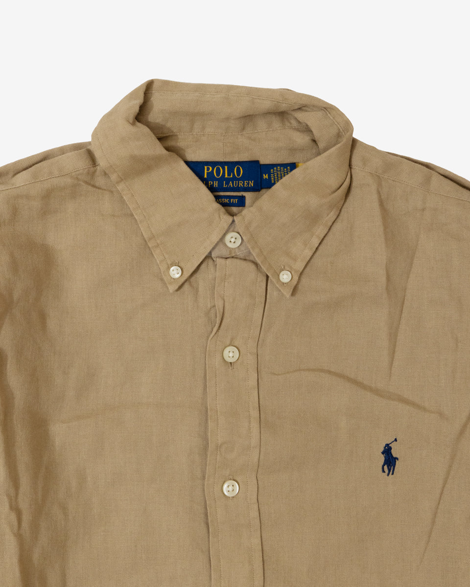 RL Tan Shirt & Navy Logo (M)