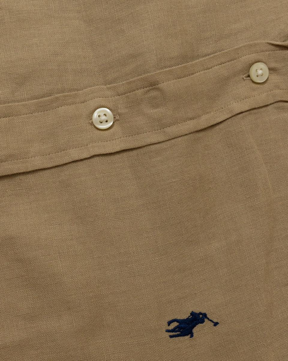 RL Tan Shirt & Navy Logo (M)
