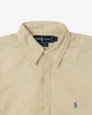 RL Yellow Cream Shirt & Light Blue Logo (M)