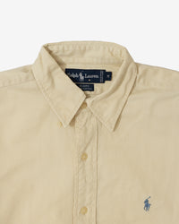 RL Yellow Cream Shirt & Light Blue Logo (M)