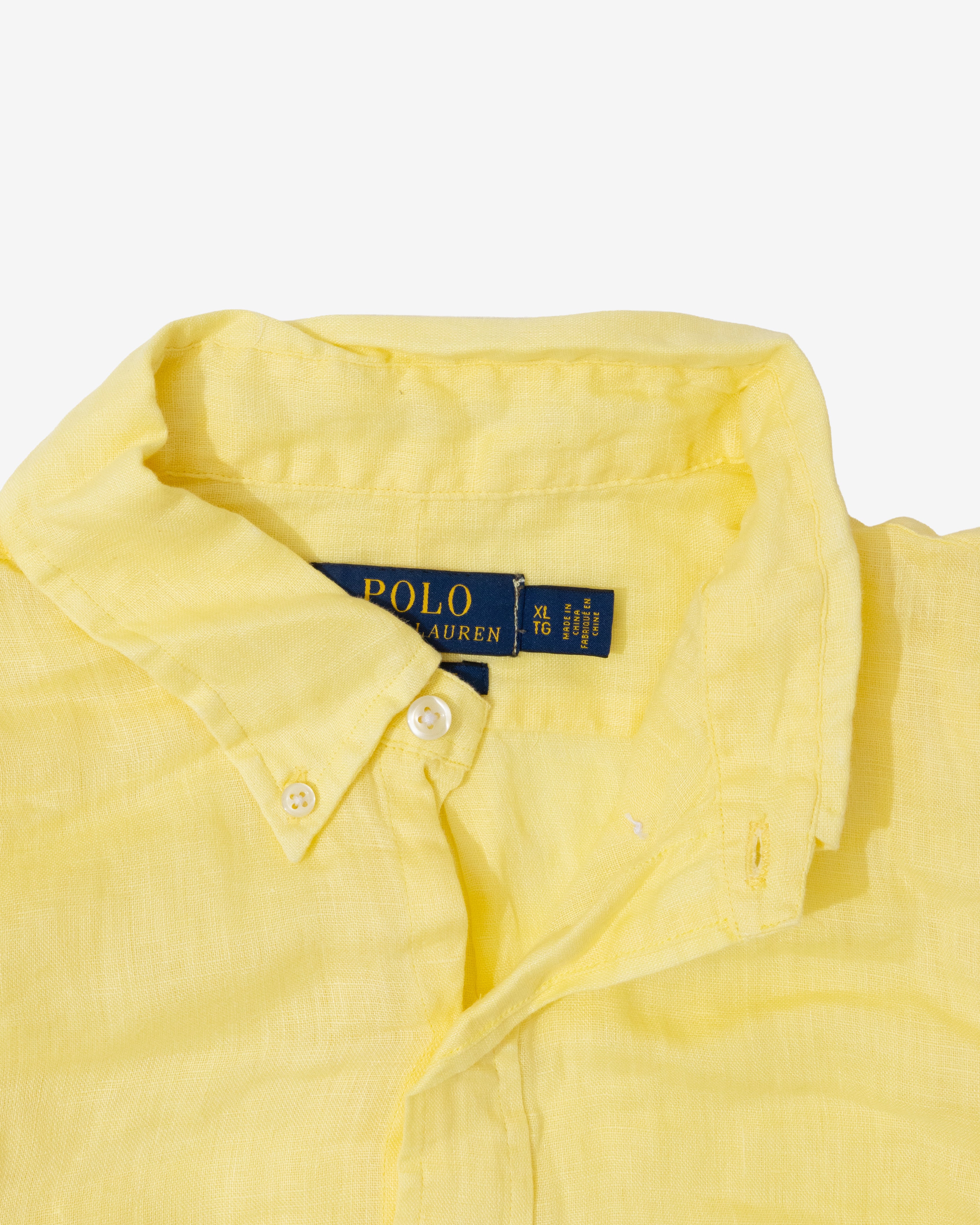 RL Light Yellow Shirt & Light Blue Logo (XL)