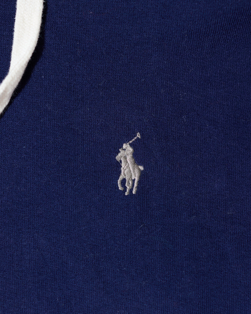 RL Navy Hoodie & Silver Logo