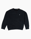 RL Black Crewneck Sweatshirt – White Logo