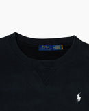 RL Black Crewneck Sweatshirt – White Logo
