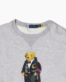 RL Grey Polo Bear Crewneck Sweatshirt