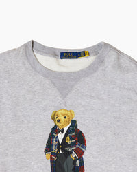 RL Grey Polo Bear Crewneck Sweatshirt