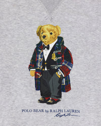 RL Grey Polo Bear Crewneck Sweatshirt