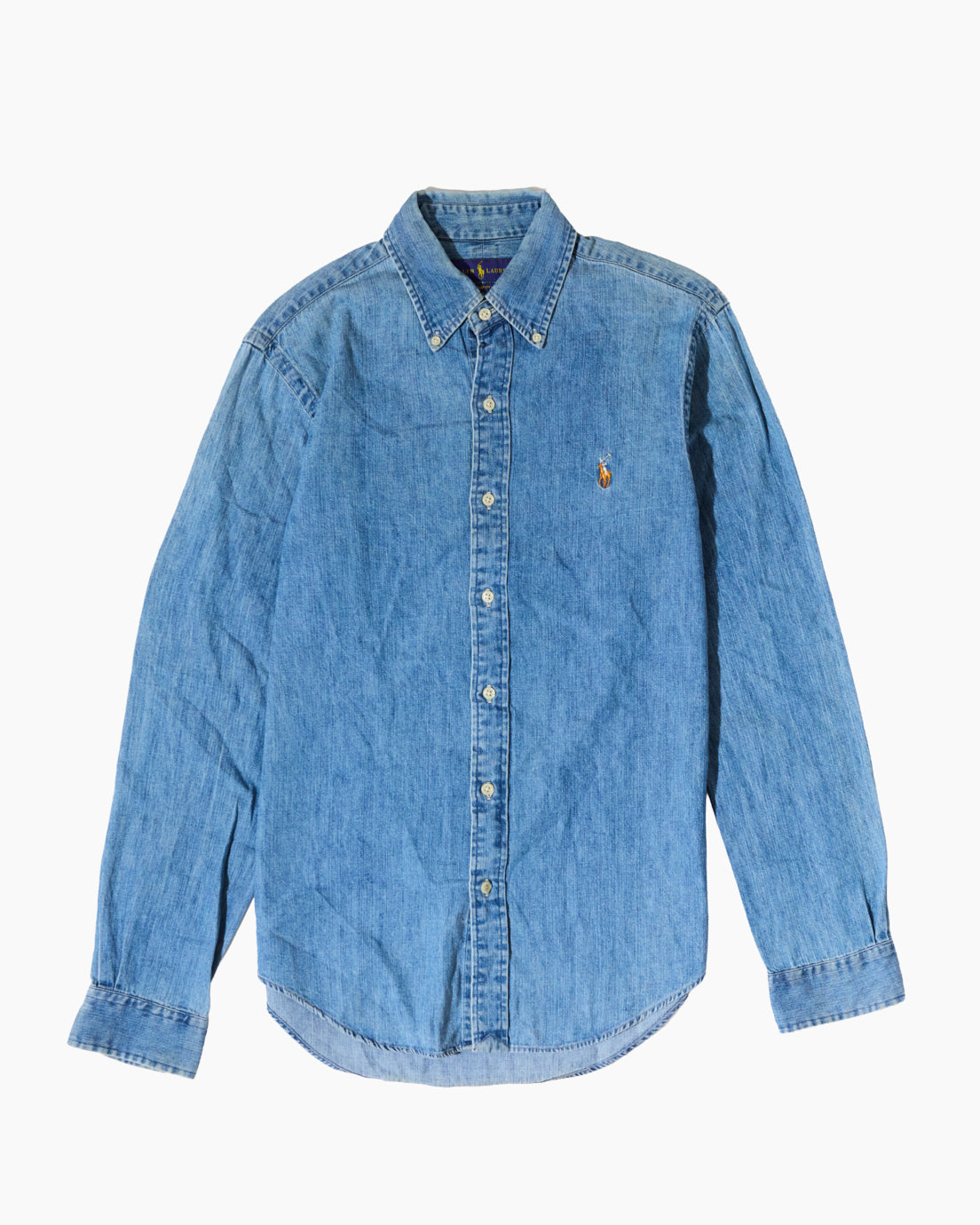 RL Light Blue Denim Shirt & Colorful Logo