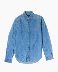 RL Light Blue Denim Shirt & Colorful Logo
