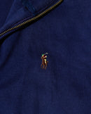 RL Navy Quarter-Zip Sweatshirt & Multicolor Logo