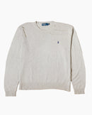 RL Cream Knit Sweater & Navy Logo