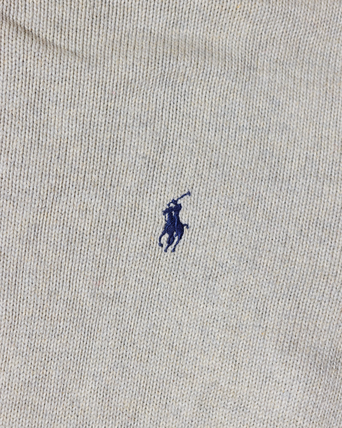 RL Cream Knit Sweater & Navy Logo