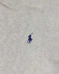 RL Cream Knit Sweater & Navy Logo