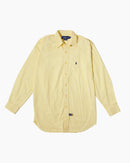 RL Yellow Button Down Shirt & Navy Logo