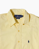 RL Yellow Button Down Shirt & Navy Logo
