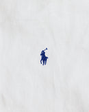 RL White &. Navy Logo Linen Shirt