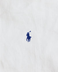 RL White &. Navy Logo Linen Shirt