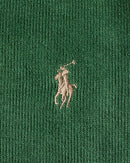 RL Dark Green & Beige Logo Half-Zip