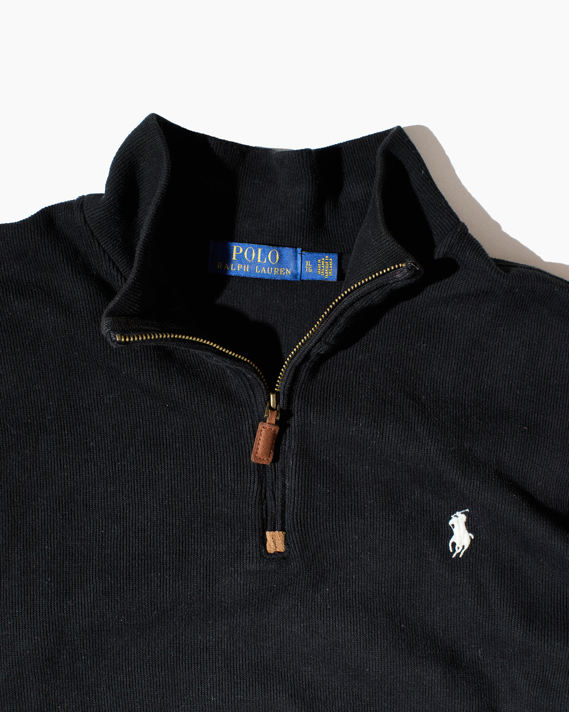 RL Black & White Logo Half-Zip