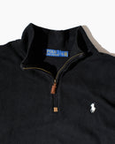 RL Black & White Logo Half-Zip