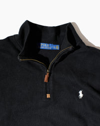 RL Black & White Logo Half-Zip