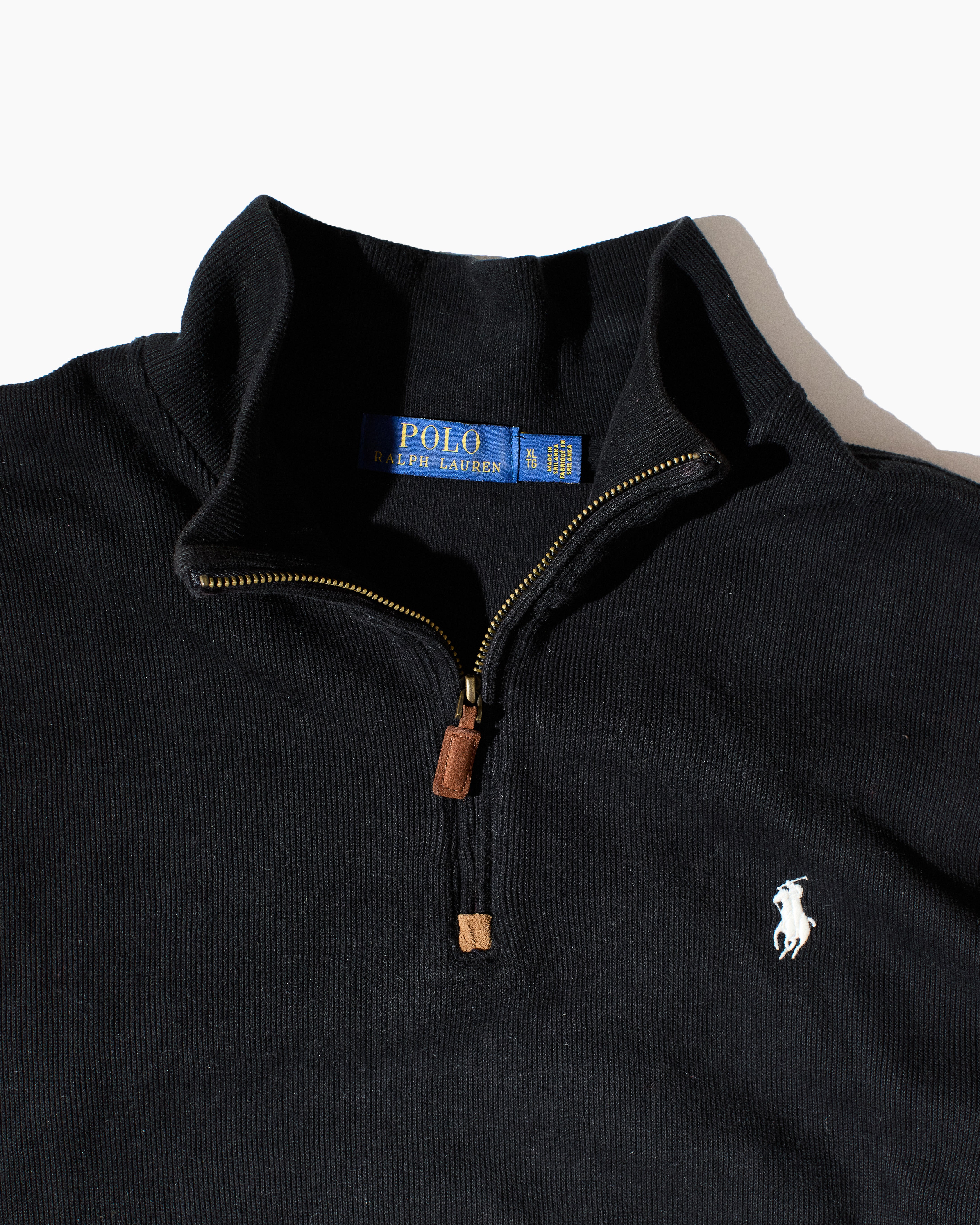 RL Black & White Logo Half-Zip