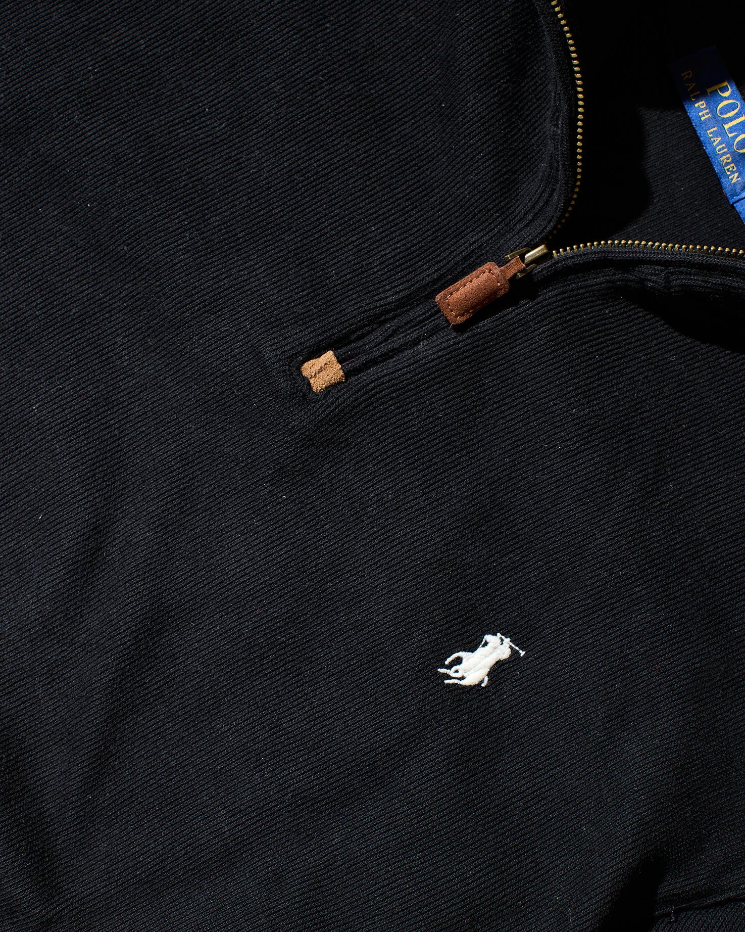 RL Black & White Logo Half-Zip