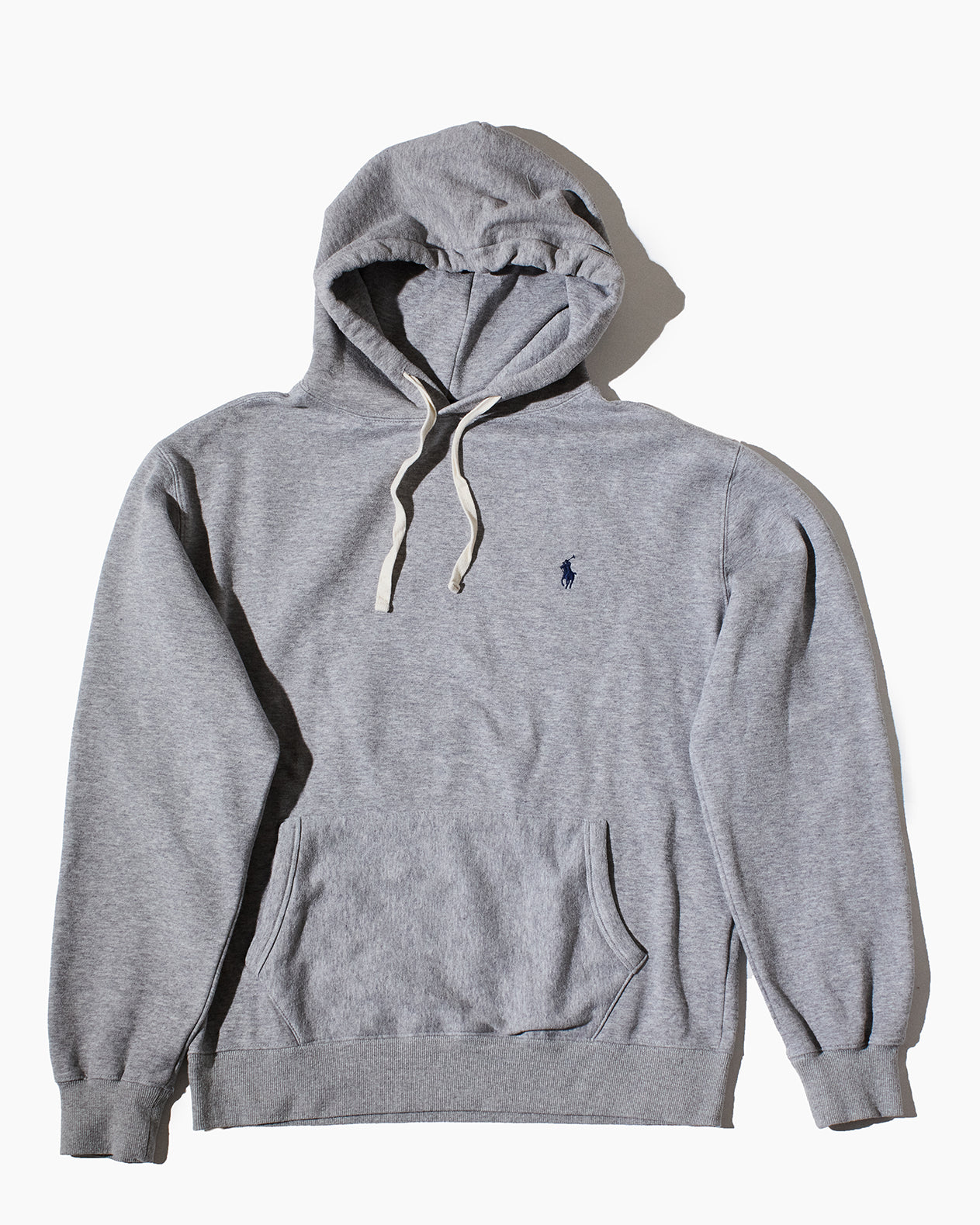 RL Grey & Navy Pony Hoodie