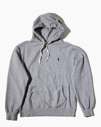 RL Grey & Navy Pony Hoodie