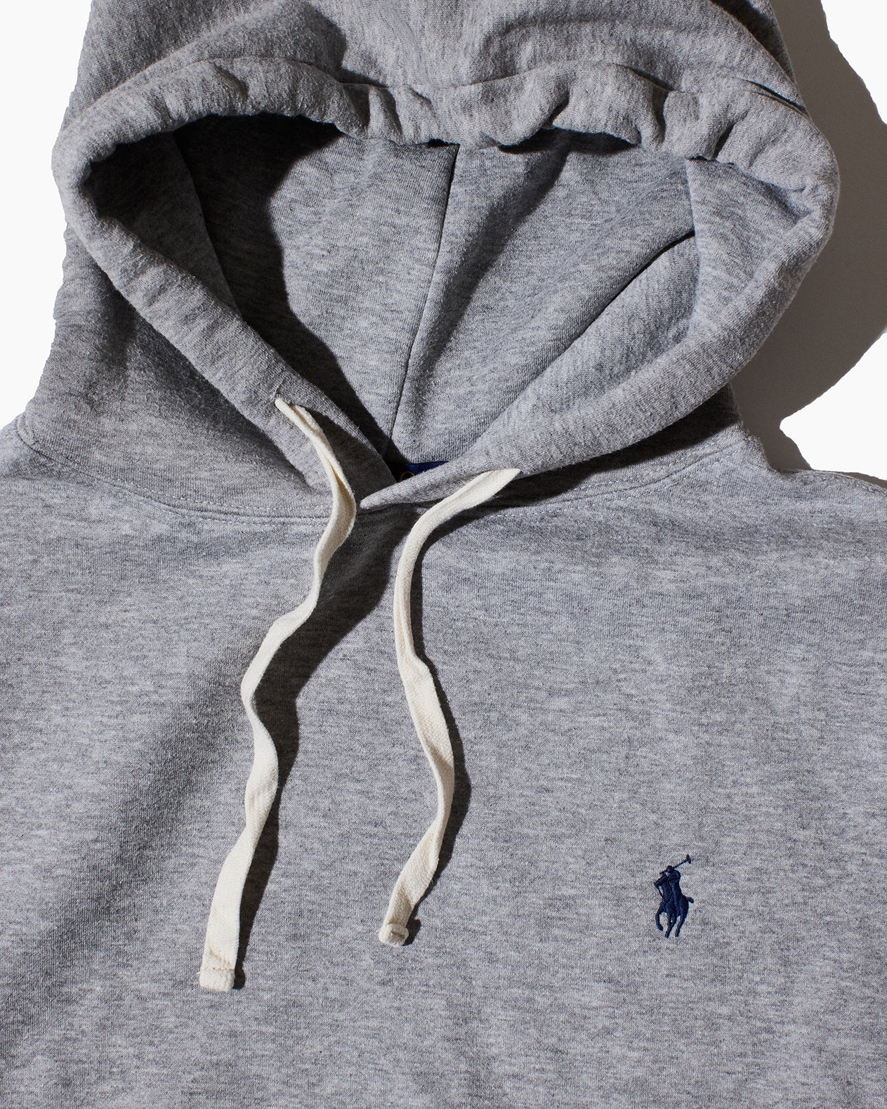 RL Grey & Navy Pony Hoodie