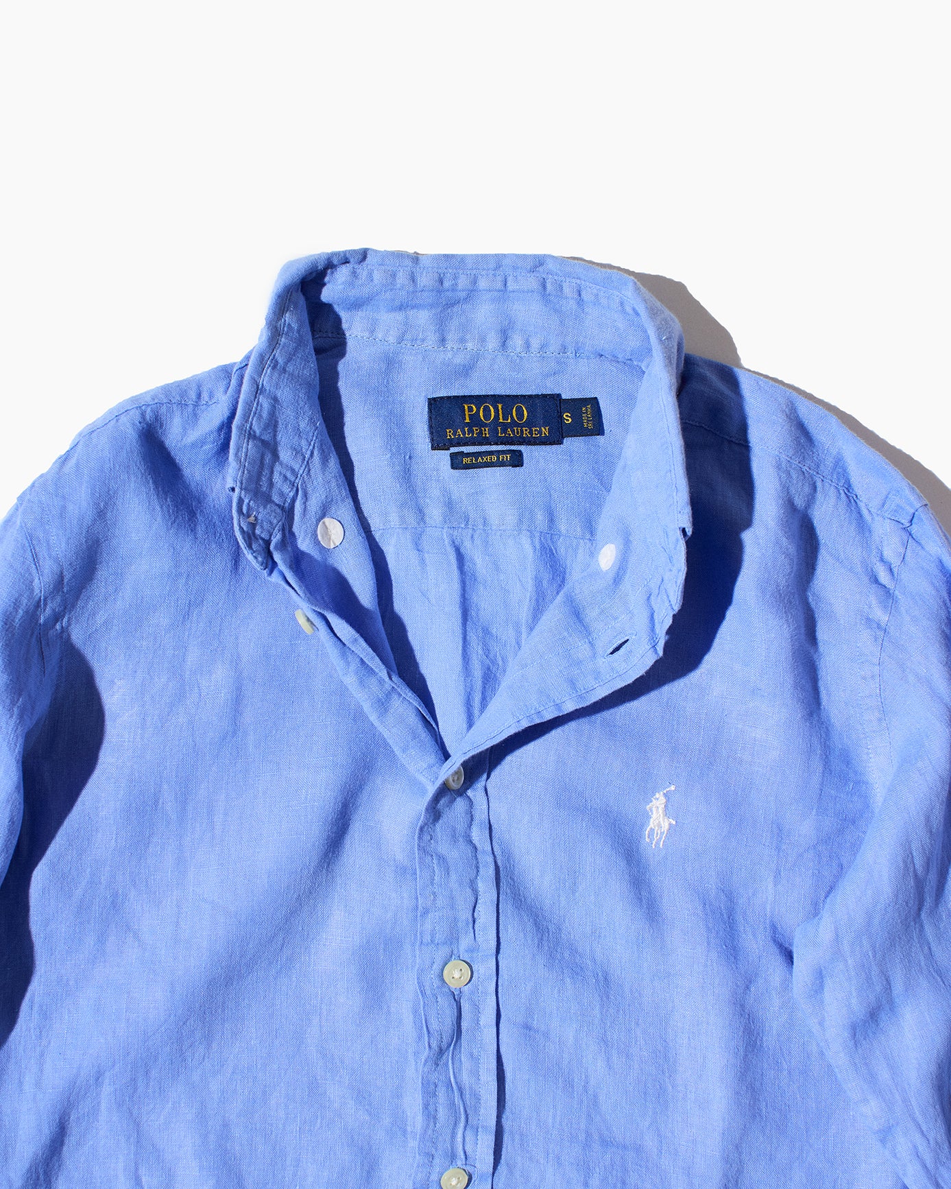 RL Blue & White Pony Shirt