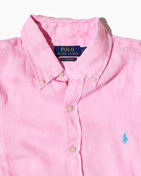 RL Pink & Light Blue Pony Shirt